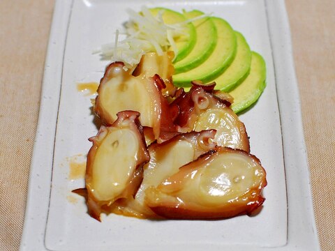 タコ刺しのラー醤油漬け